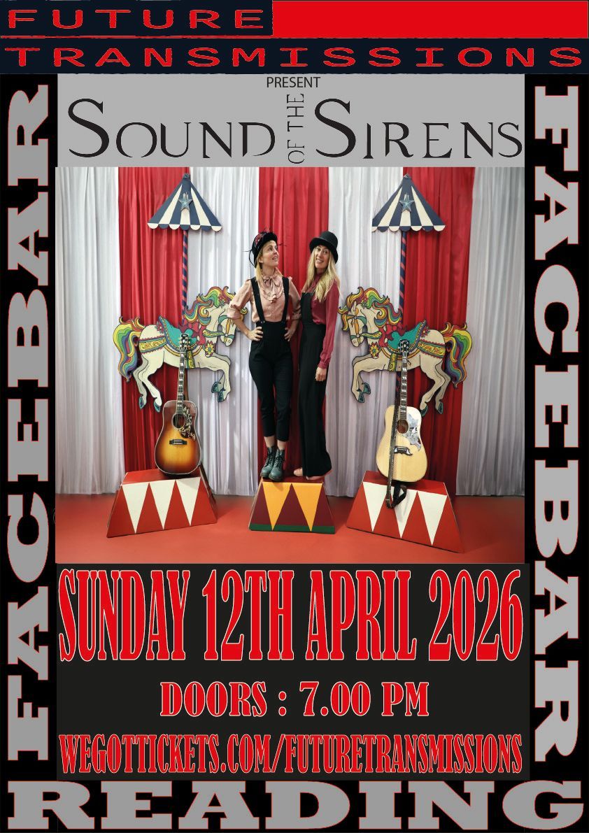 Poster with band dressed in circus regalia