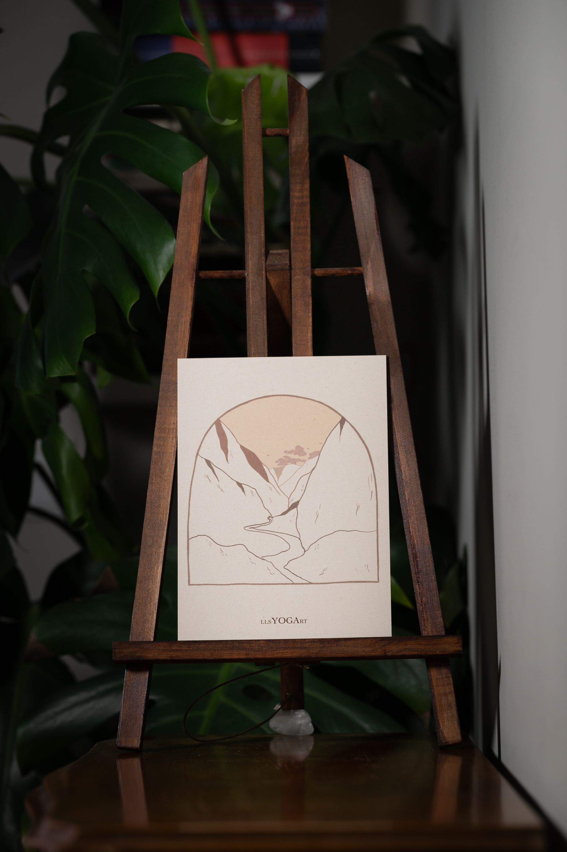 illustratie van een landschap