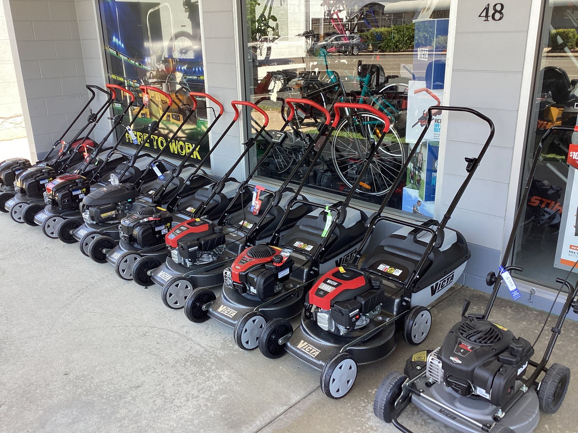 Gardening Equipment  and Plants on Outdoor Table— Garden Tools In Bowen QLD