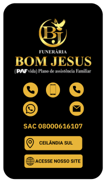 PAF assistencia familiar Funerária Bom Jesus