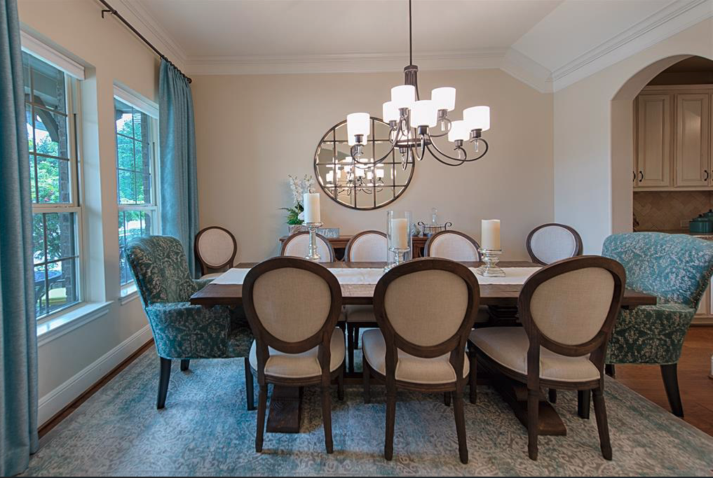 Interior Dining Room of a home located in Conroe, Texas