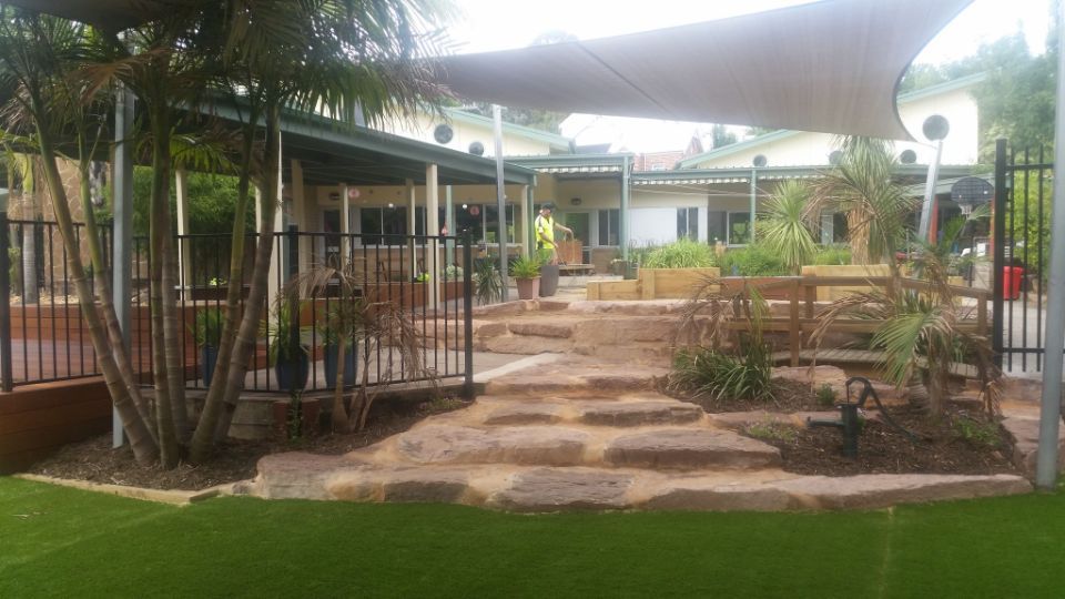 garden makeover in progress