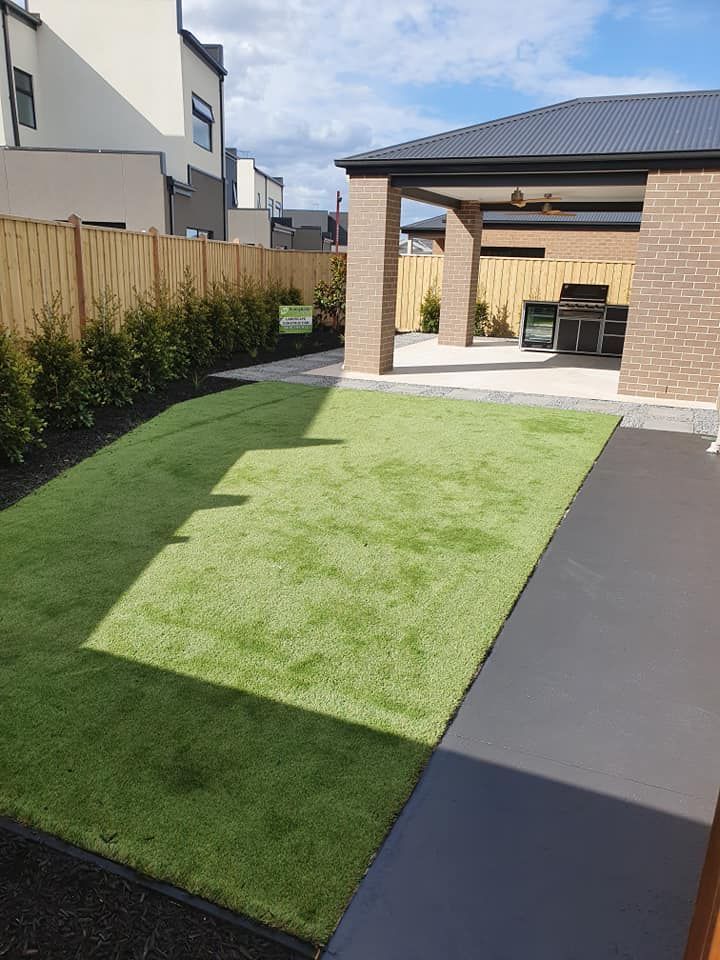garden with sod