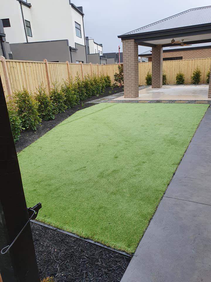 garden with sod
