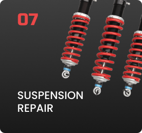 A picture of suspension repair with the number 07 on it | Driven Auto Care