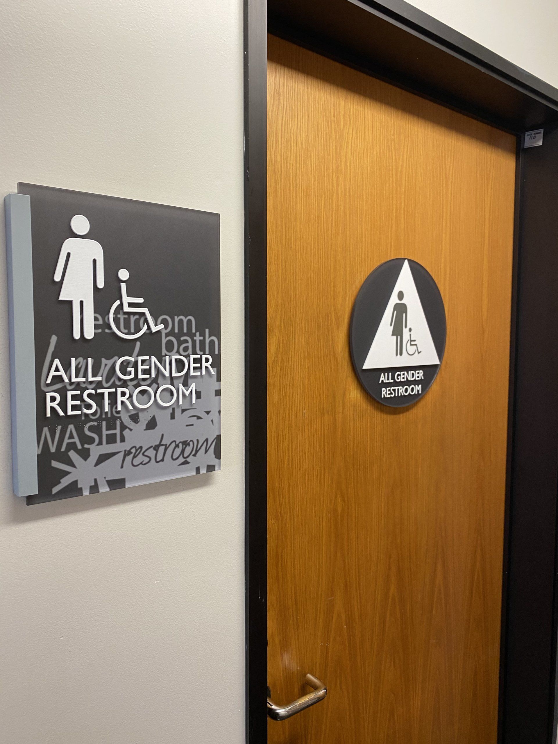 ADA compliant Women's Restroom signs