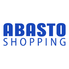 Logotipo azul para Abasto Shopping.