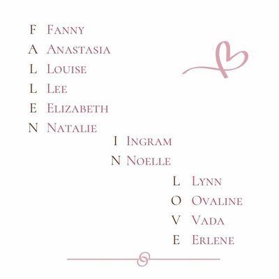 A list of names that spell 