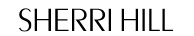 SHERRI HILL logo in black font.