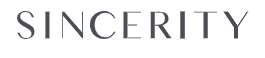 The word "SINCERITY" in a dark gray serif font.