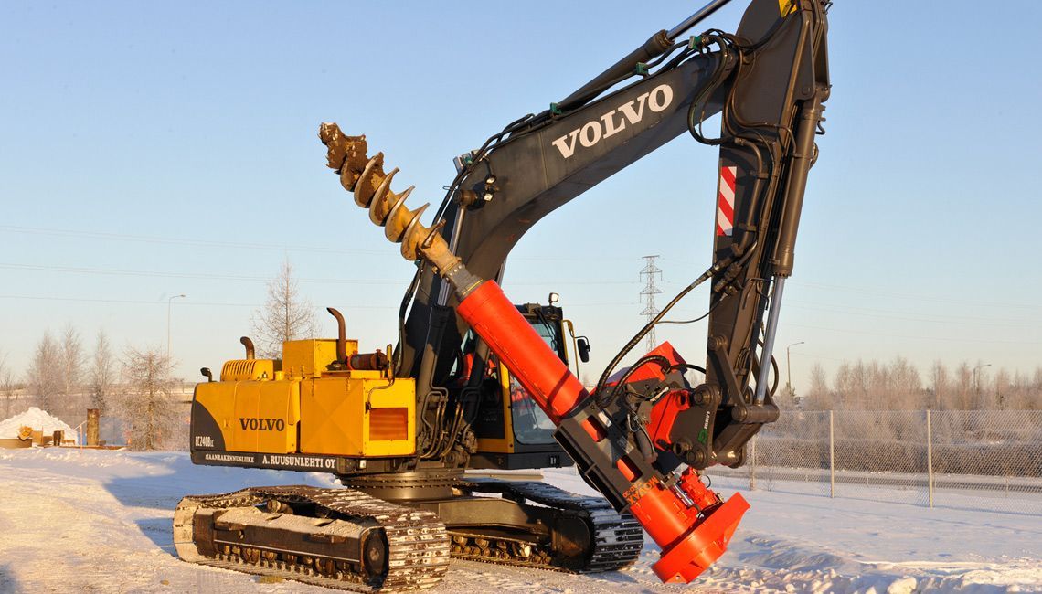 Heavy equipment with big driller | Perth, WA | DM Breaker Equipment