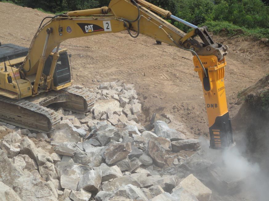 Heavy equipment using DNB D300 | Perth, WA | DM Breaker Equipment