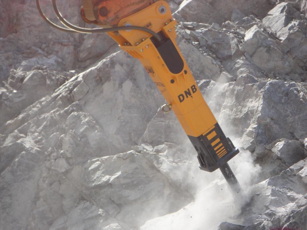 DNB rock breaker working | Perth, WA | DM Breaker Equipment