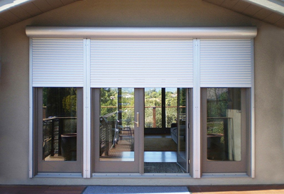 Roll Shutter Installation — Window with Roll Shutters in Tacoma, WA