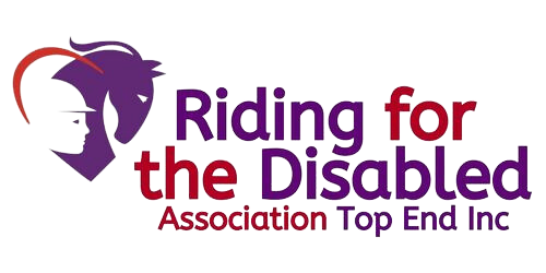 The logo for riding for the disabled association top end inc.