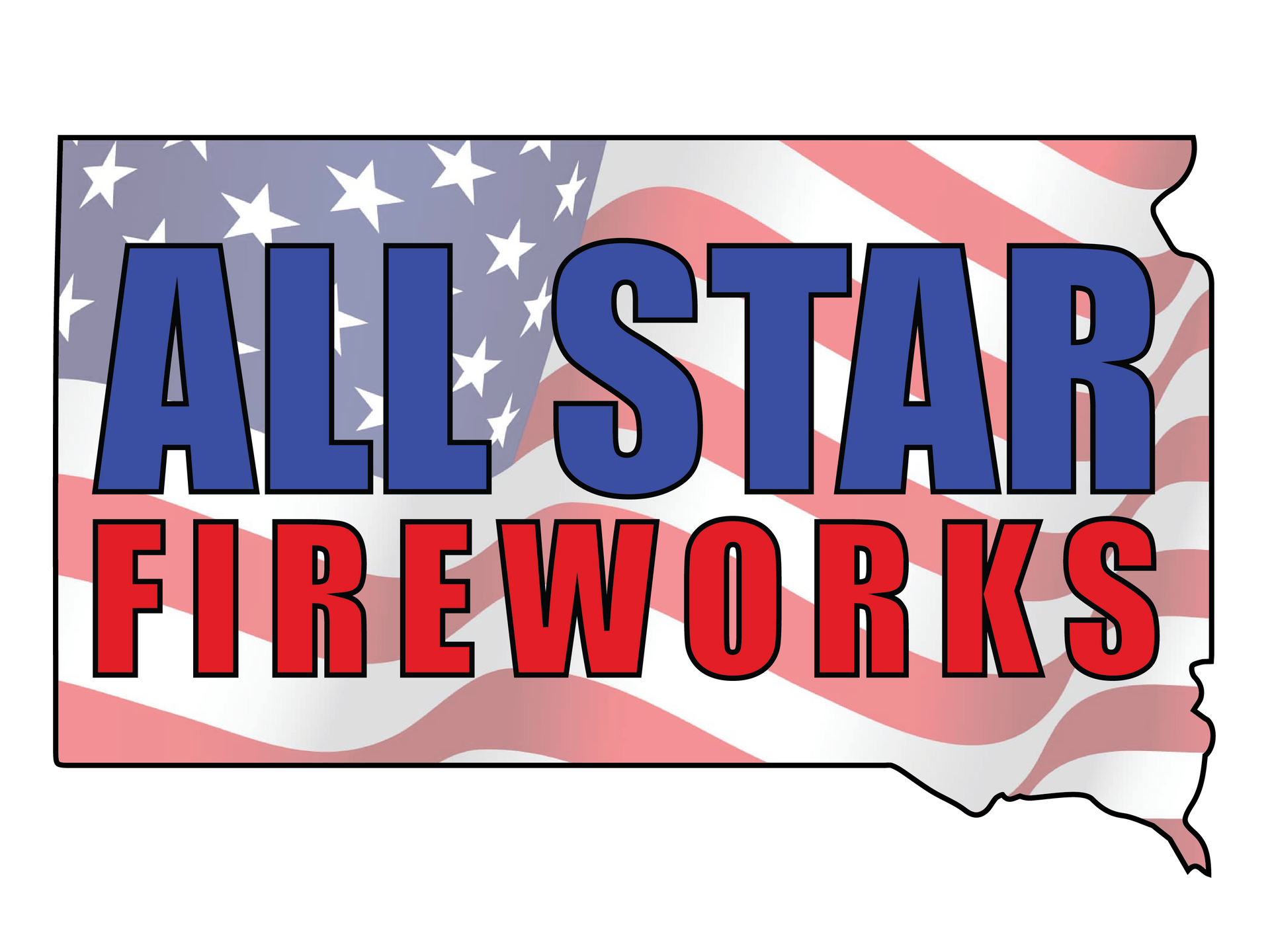 All Star Fireworks Logo - a fireworks store near me for Sioux Falls, Harrisburg, Tea & surrounding communities.