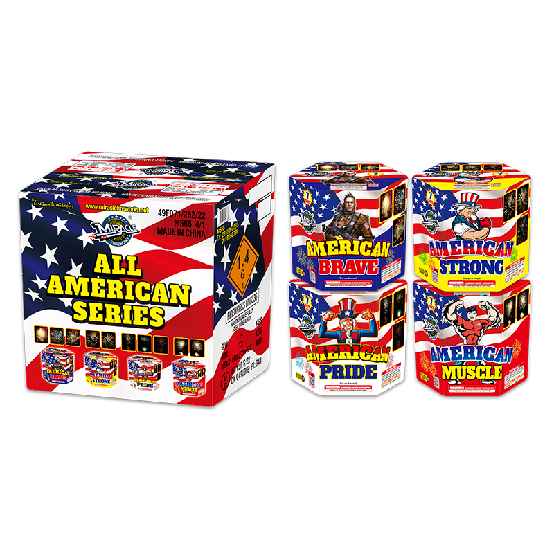 AMERICAN BRAVE：Stunning hexagon All American series with powerful 1-1/2