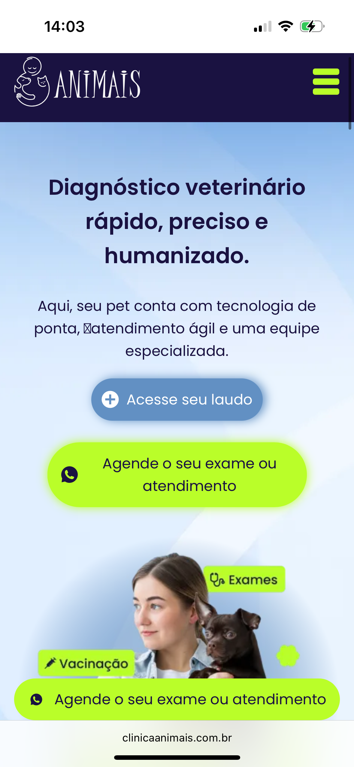 Marketing para Clínica Veterinária - Site Clínica Veterinária