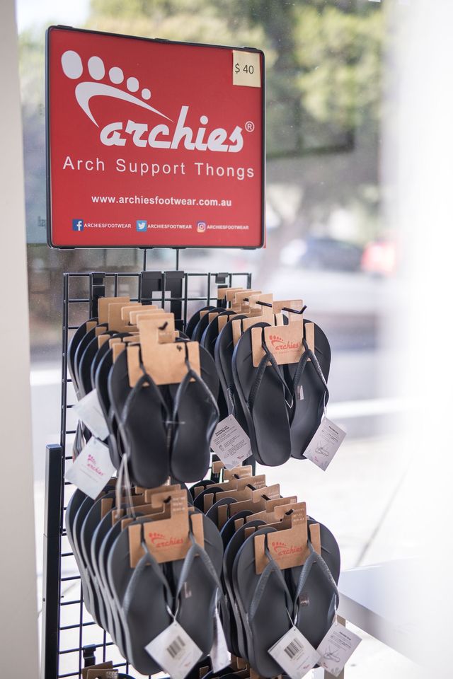 Archies Footwear now available - The Chiropractic Works