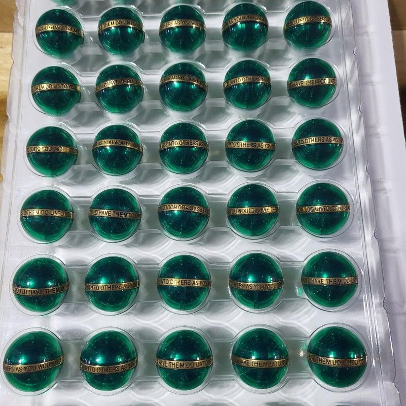 Tray of Golden Rule Marbles