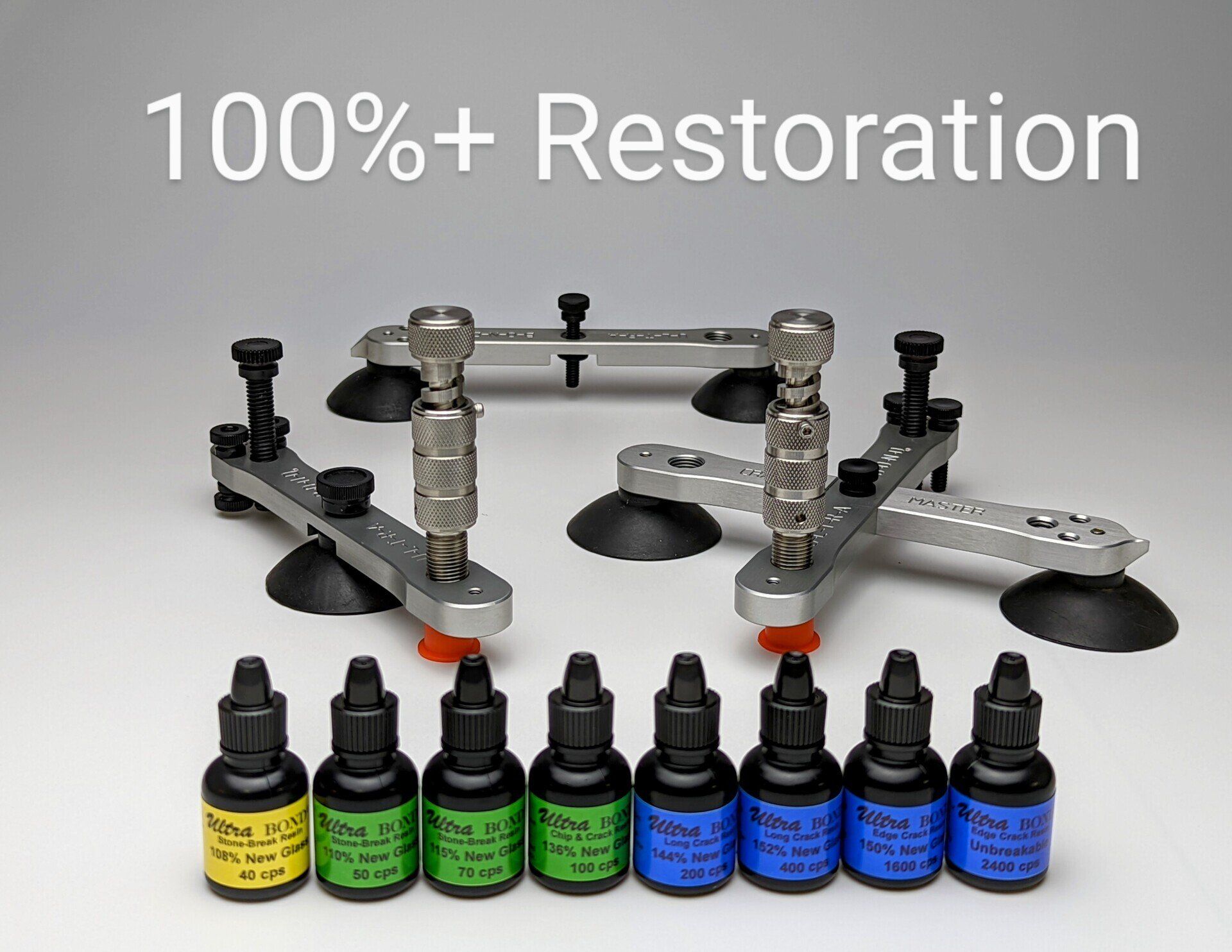 Professional windshield repair kit upgrade