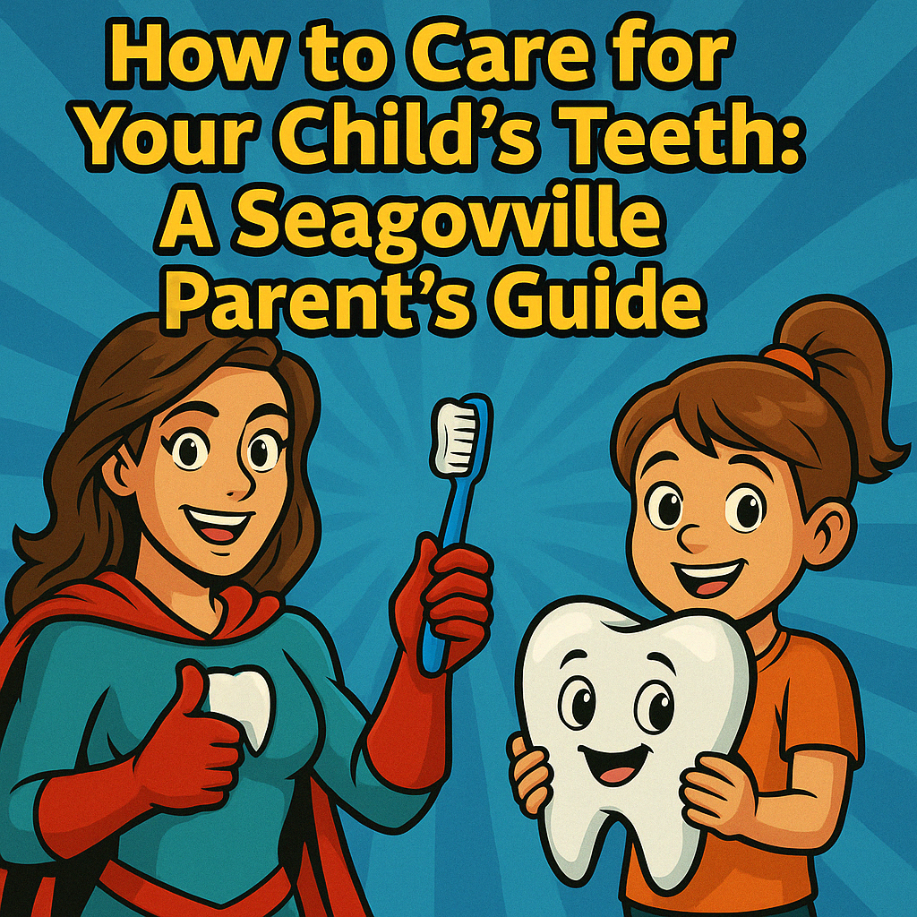 Child smiling with clean teeth