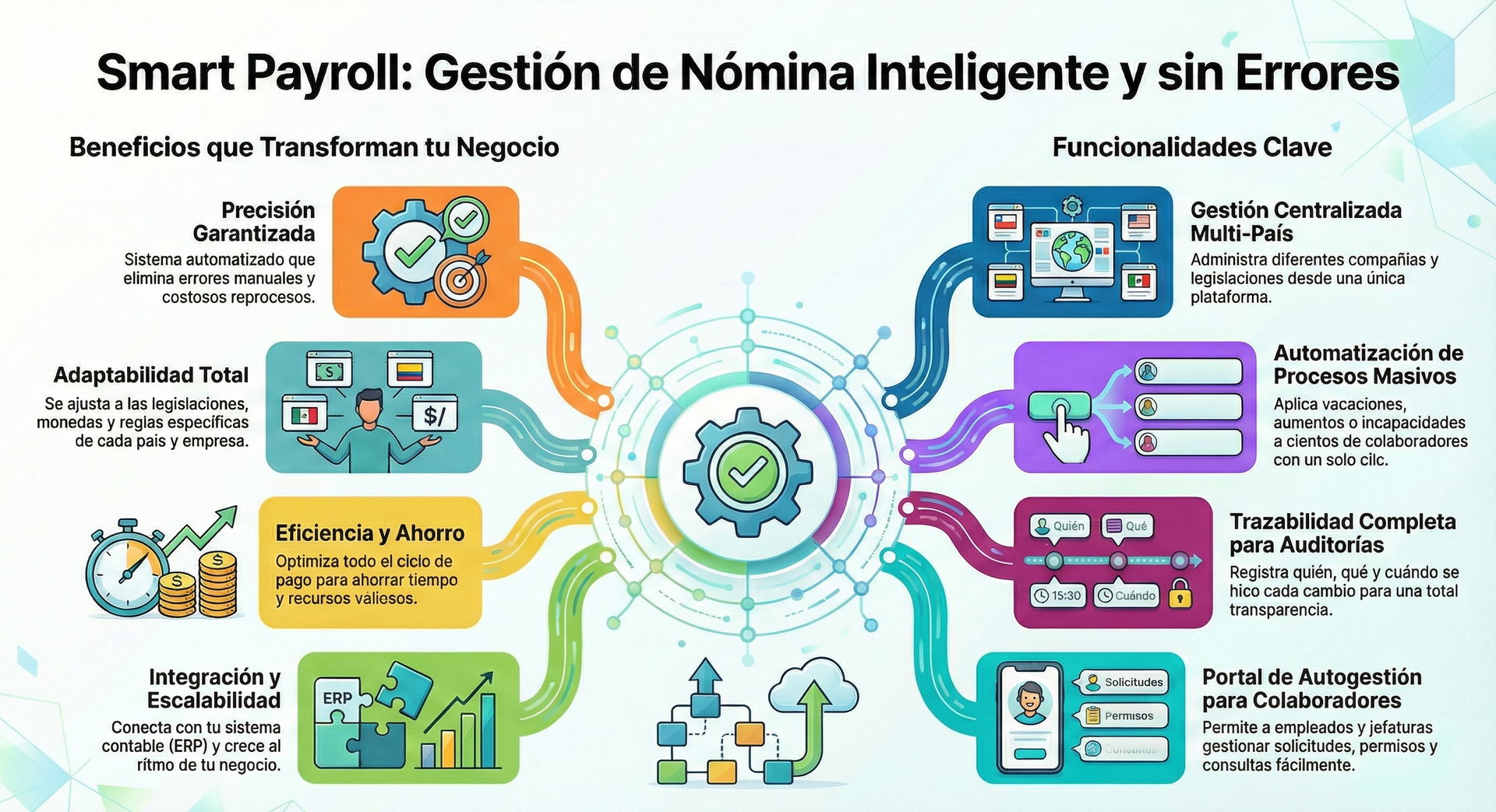 Infografía Ecosistema Smart Payroll