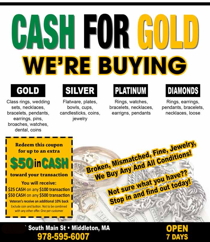 Cash for gold — Pawn Shop in Middleton, MA