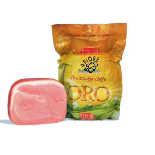 Una confezione di Prosciutto Cotto a marchio 