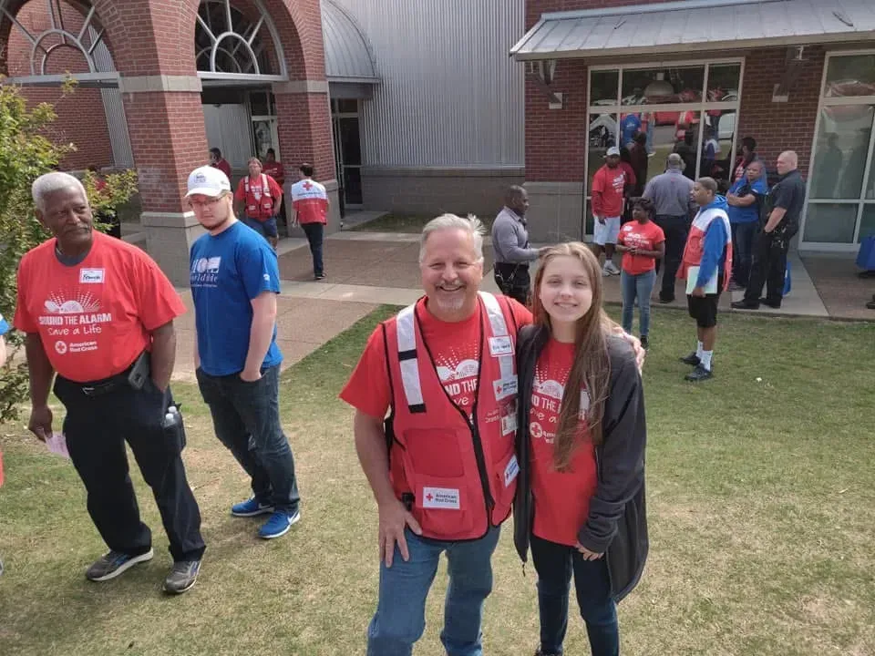 Group Outside from Fire Drill | Right Choice Garage