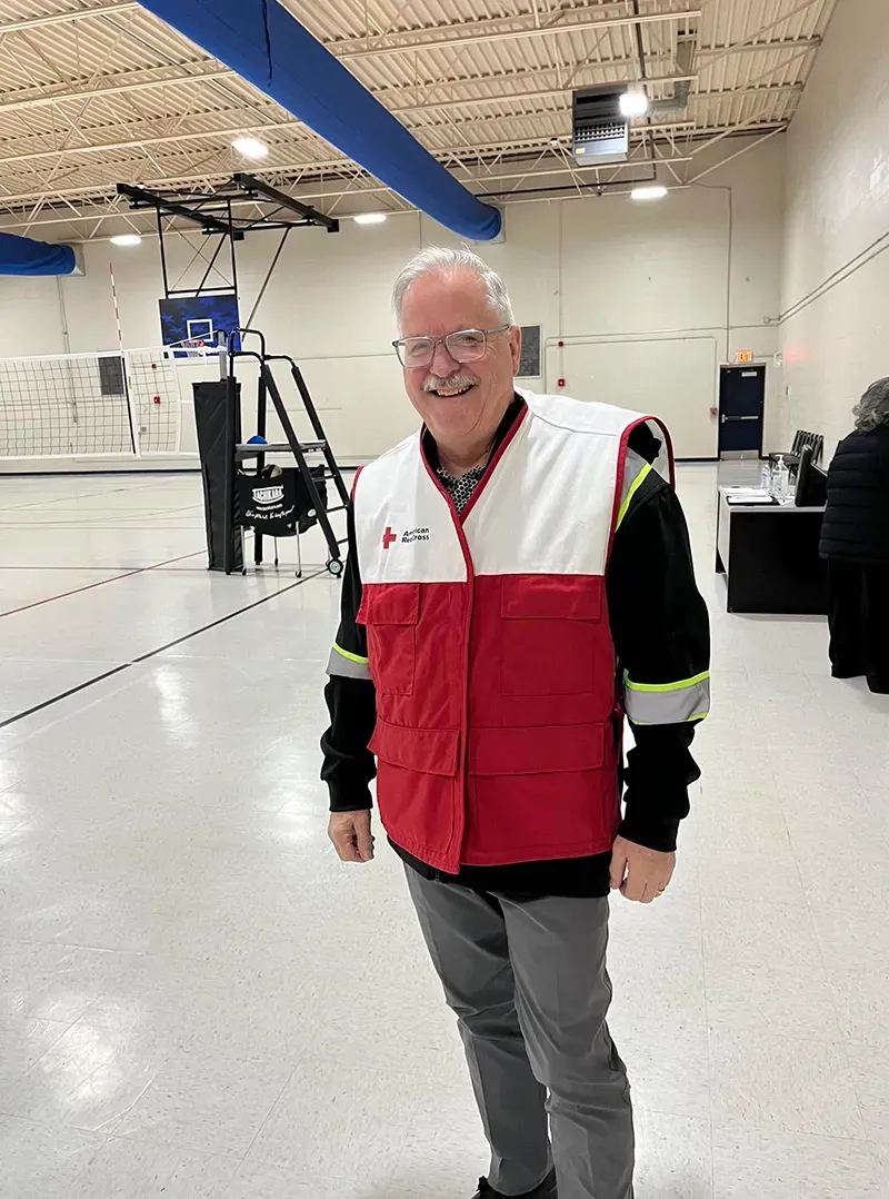 Man inside building prepared for fire drill | Right Choice Garage