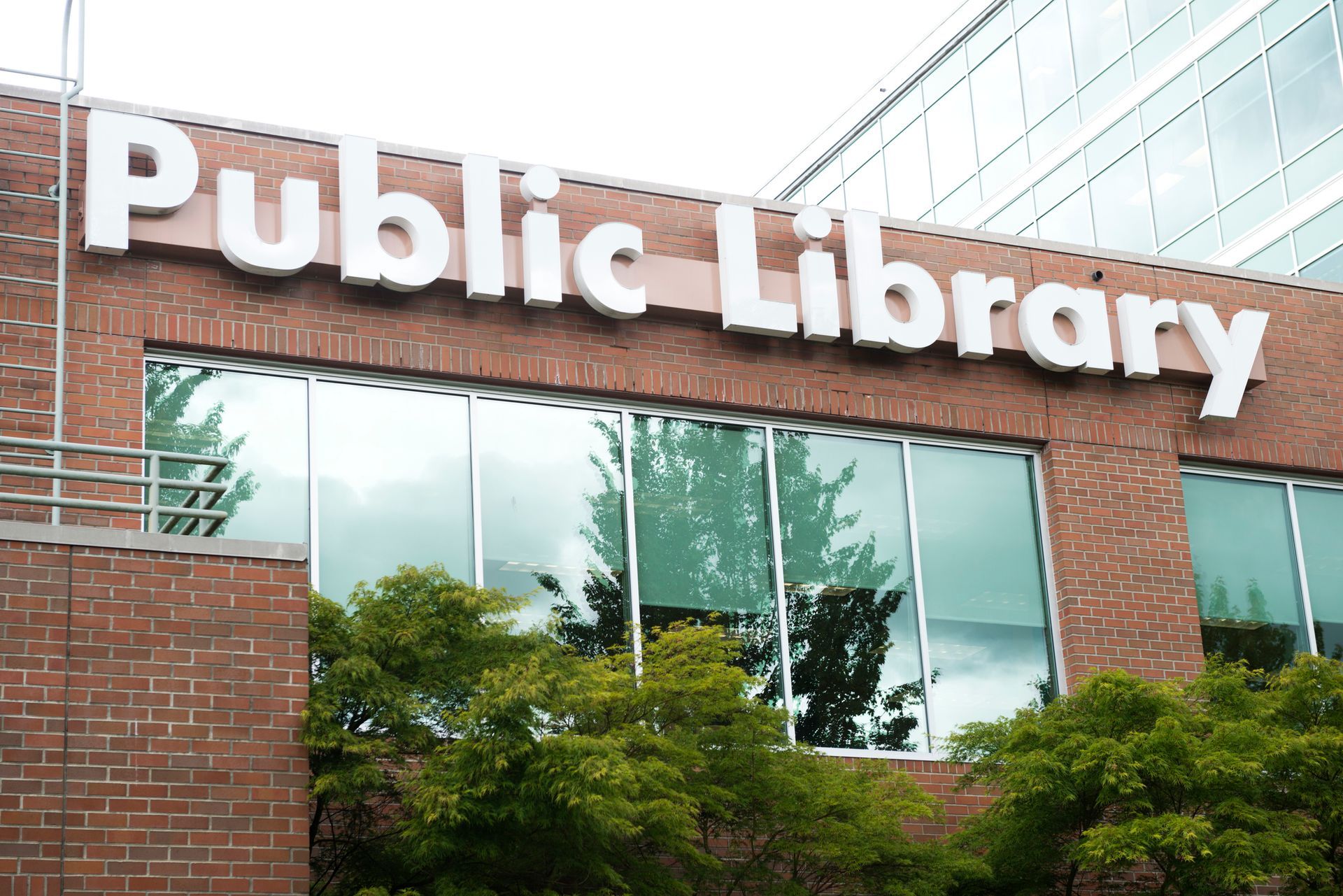Public Library Sign Public Library Sign
