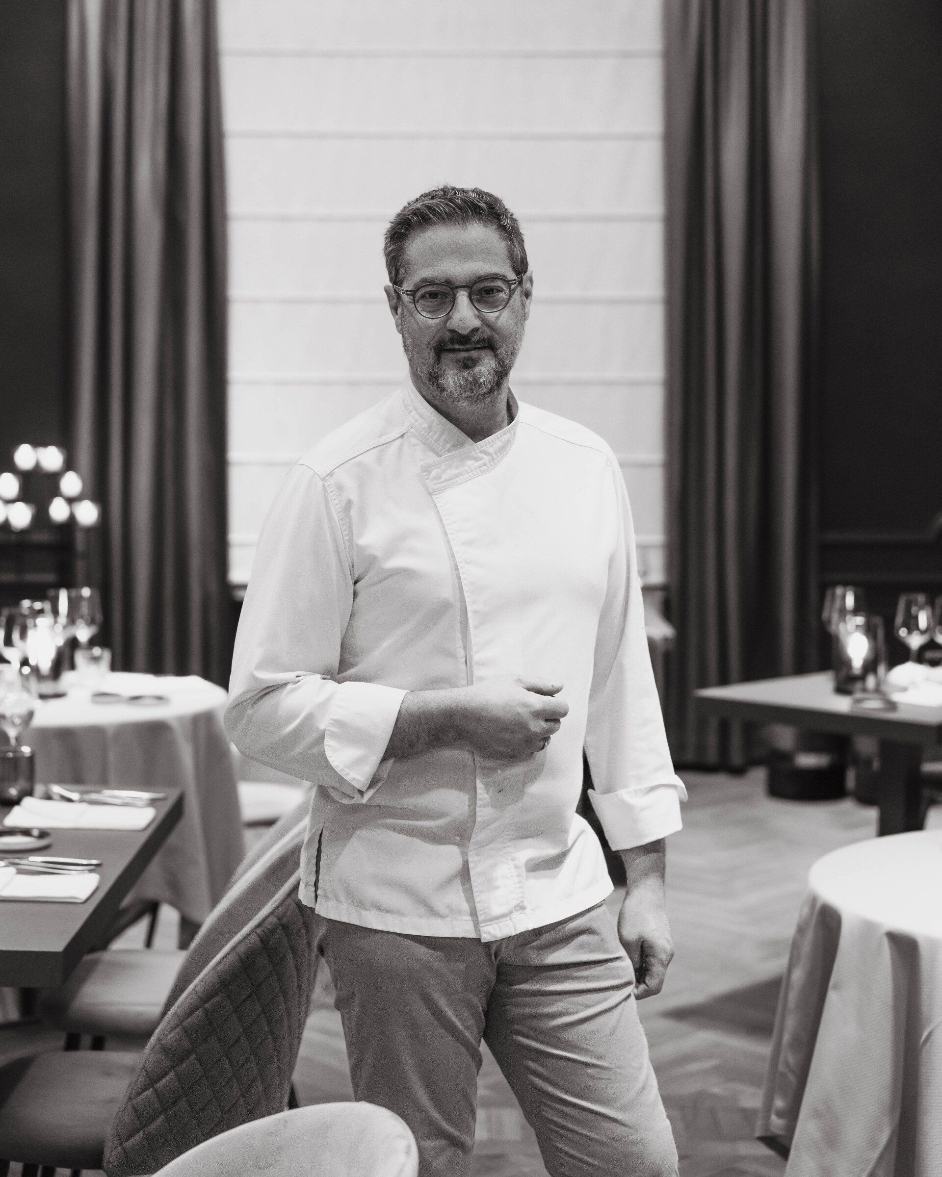 Philippo Santangelo - chef chez Adagio & Gusto- restaurant gastronomique à Charleroi 
