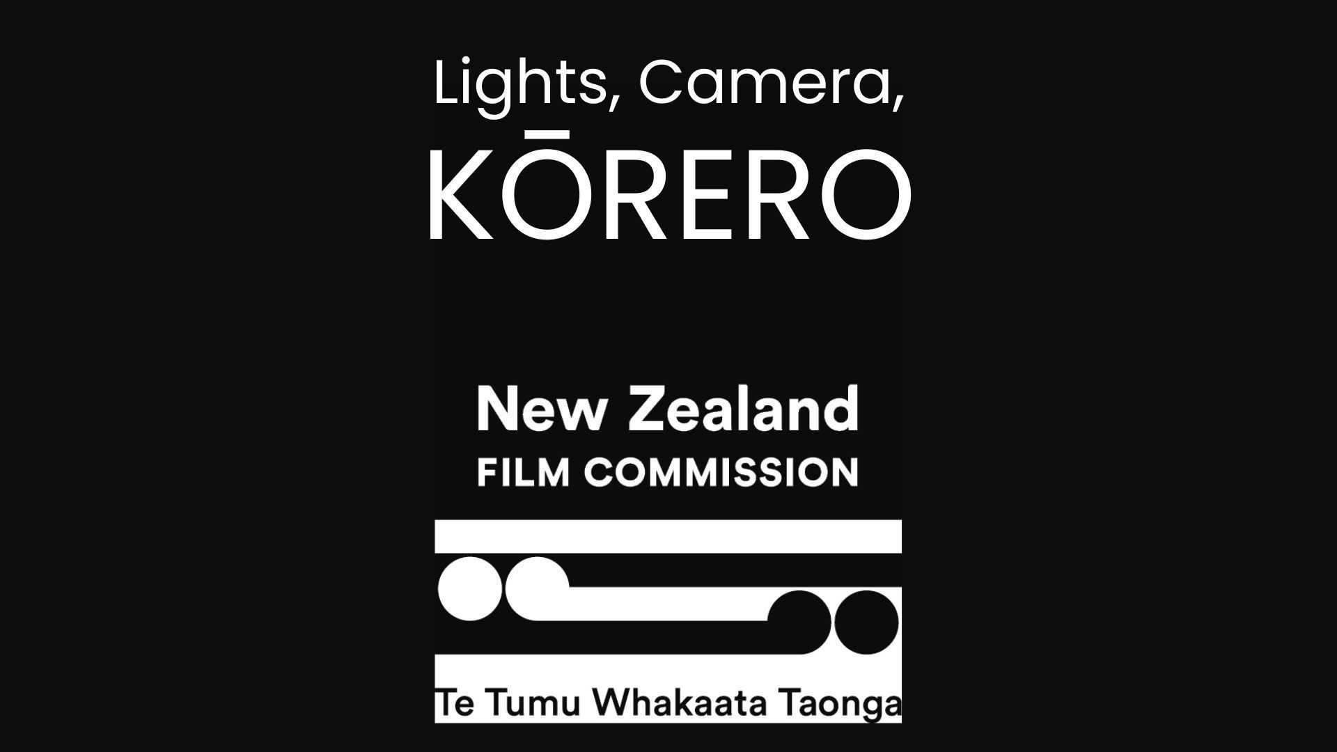 Lights, Camera, Kōrero