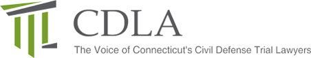 CDLA logo with green columns, gray roof and text that says