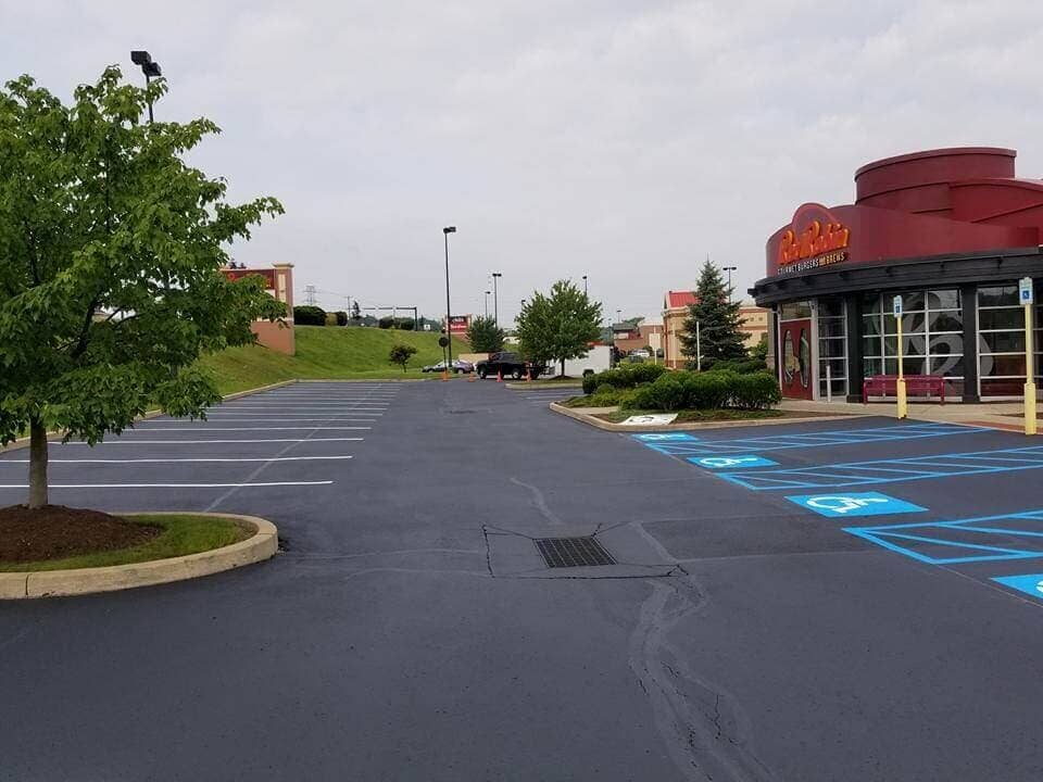 Parking Lot Asphalt — Commercial Asphalt Parking Lot in Greensburg, PA