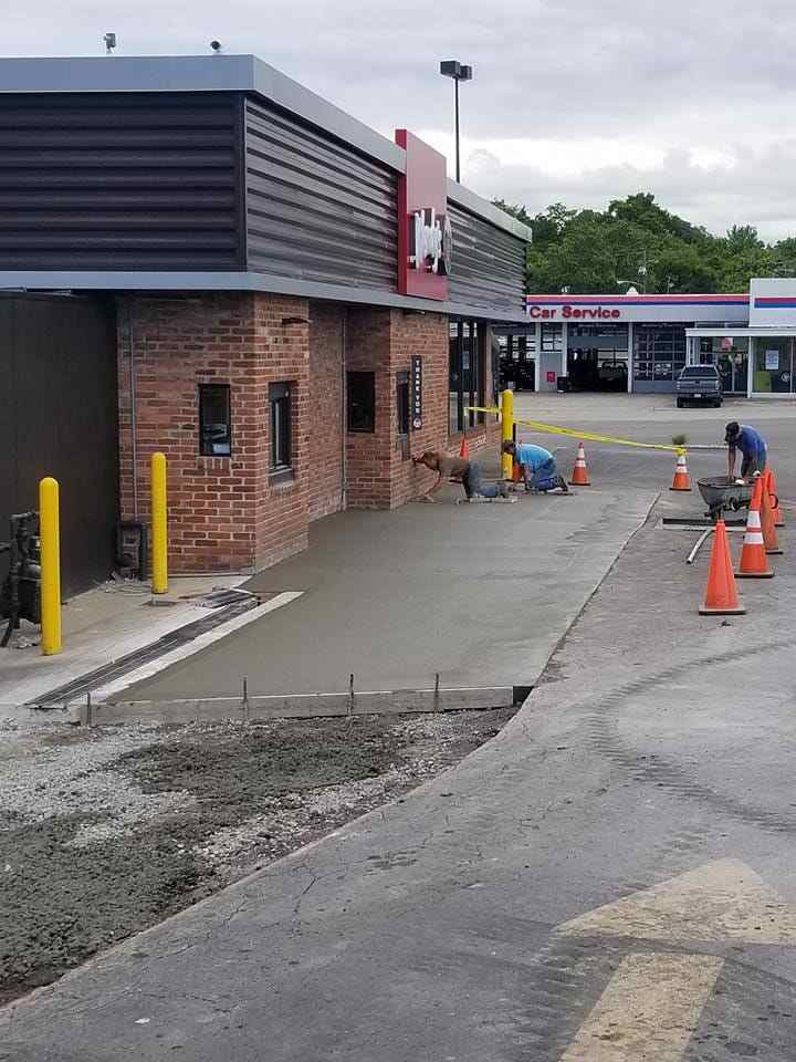 Asphalt Repair — Front of Fast Food Restaurant in Greensburg, PA