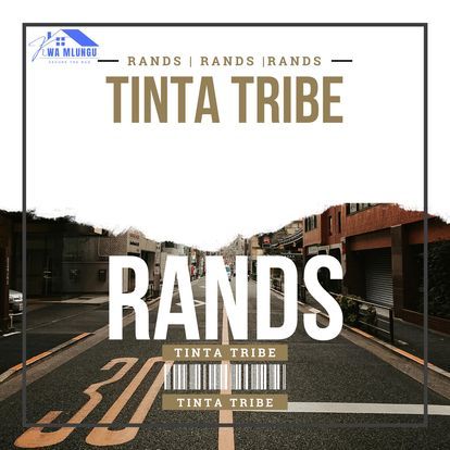 A picture of a street with the words rands tinta tribe on it