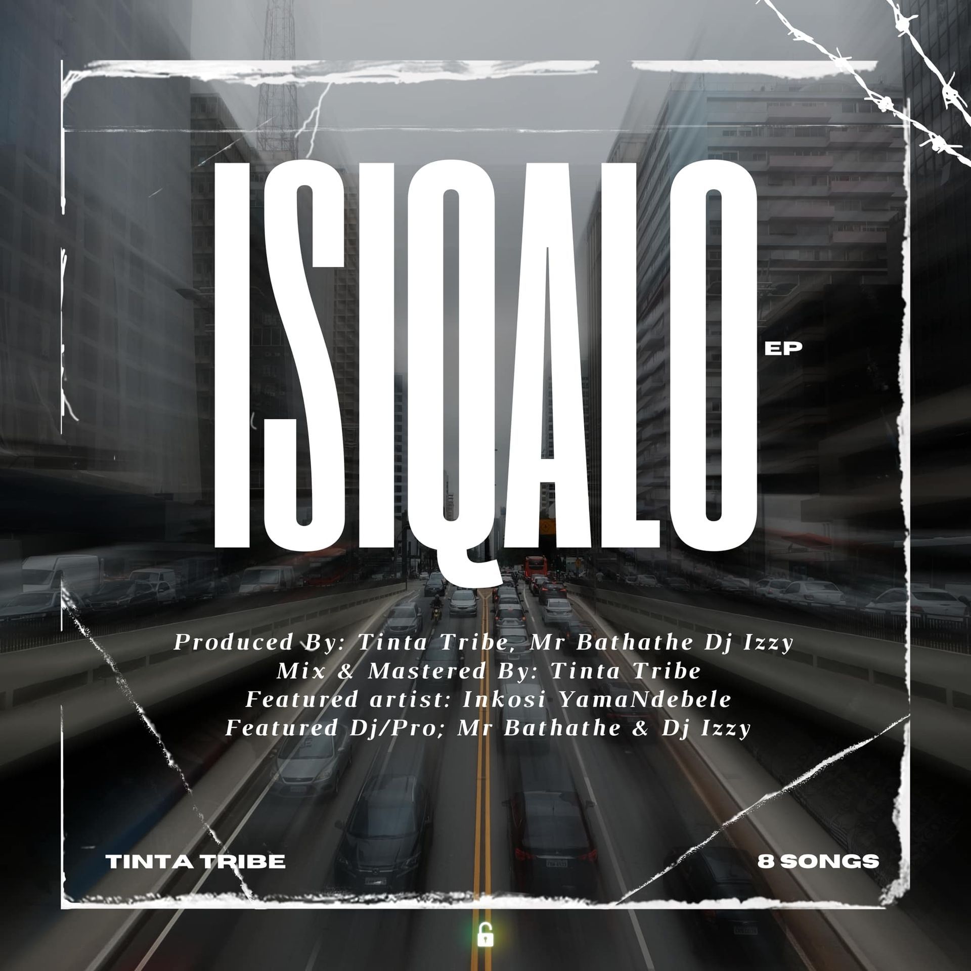 A picture of a city with the word isiqalo on it