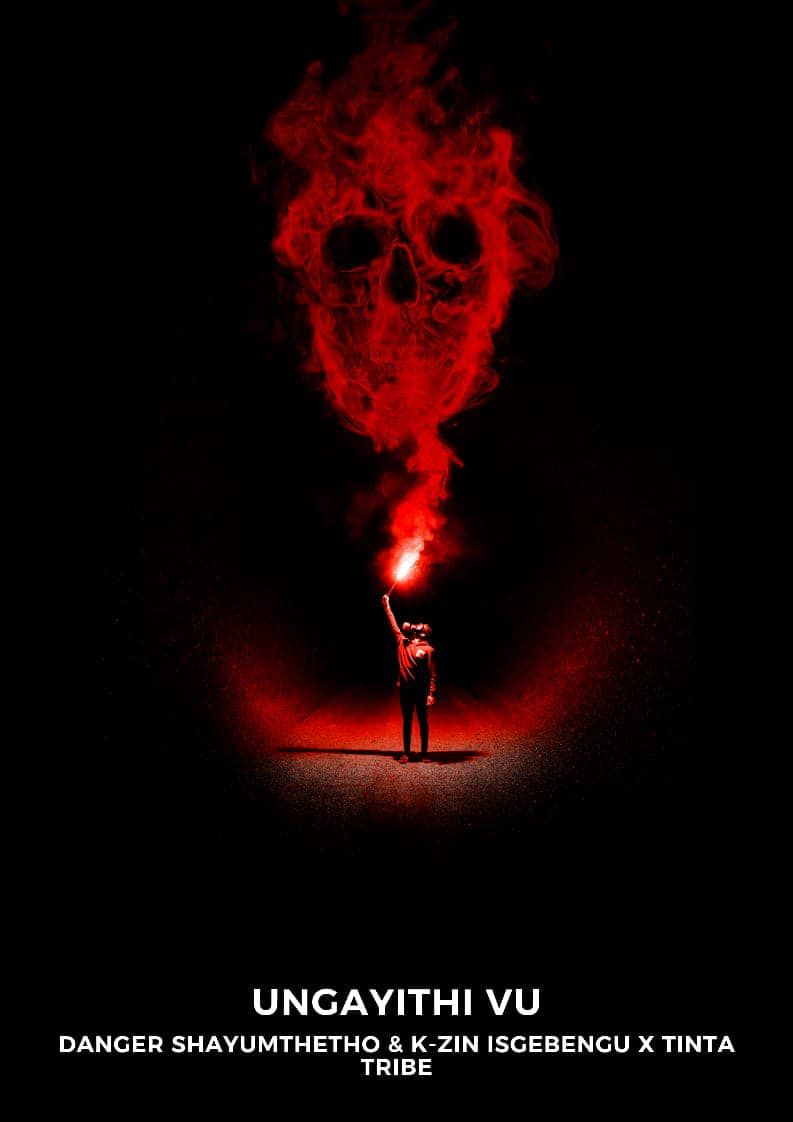 A man is holding a torch in front of a skull with smoke coming out of it.