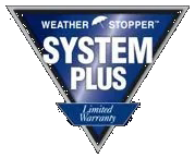 The weather stopper system plus logo has a limited warranty.