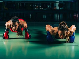 Fitness — Two Women Doing Push Ups in Scottsdale, AZ