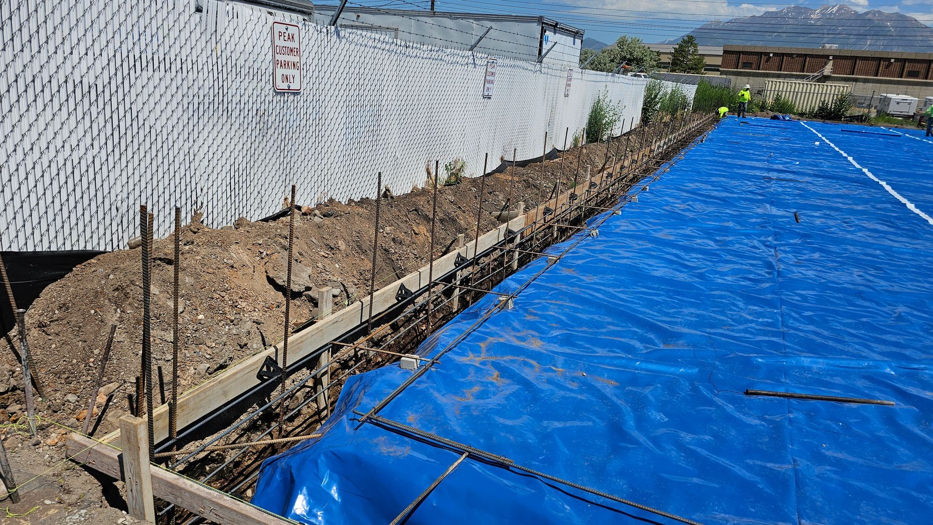 A close up of a stone wall with a geometric pattern.