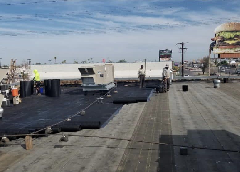 Hot mop services by Barajas Roofing