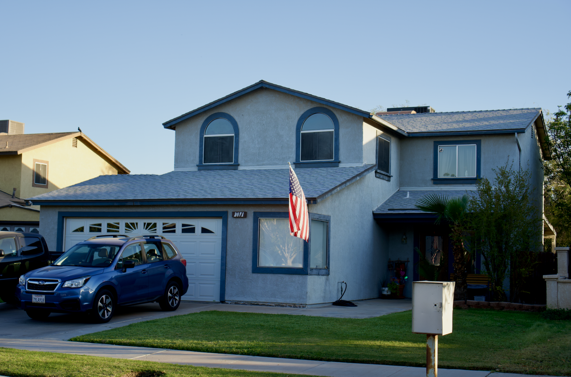 New Roof Installation with grey shingles