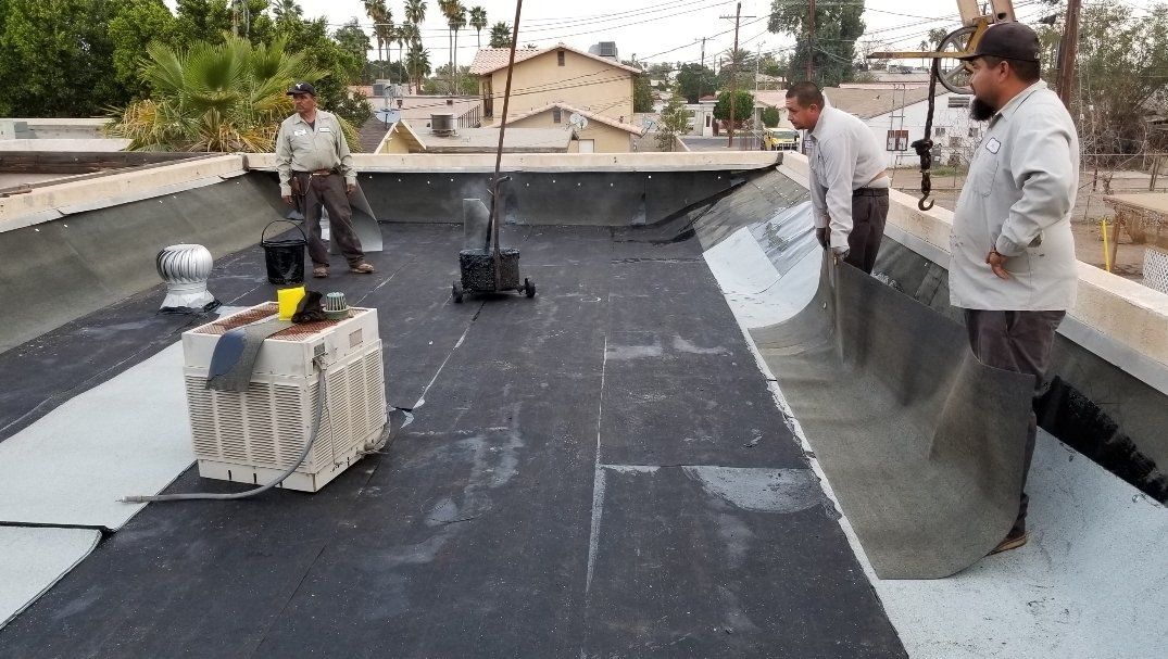 Barajas Roofing Commercial Hot Mop