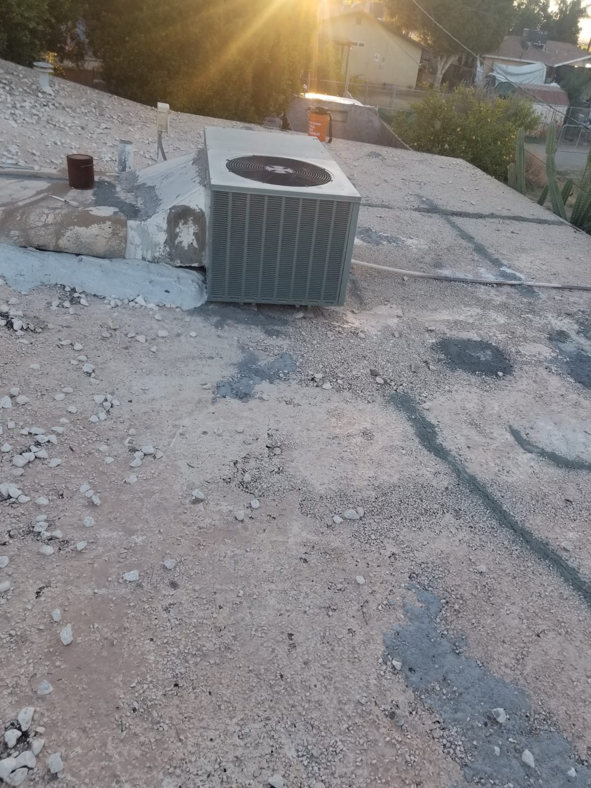 Process of roof replacement