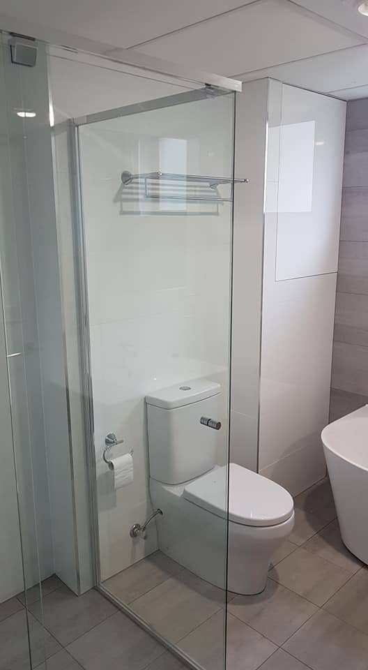 Shower Glass —  Bathroom Renovation in Medowie, NSW