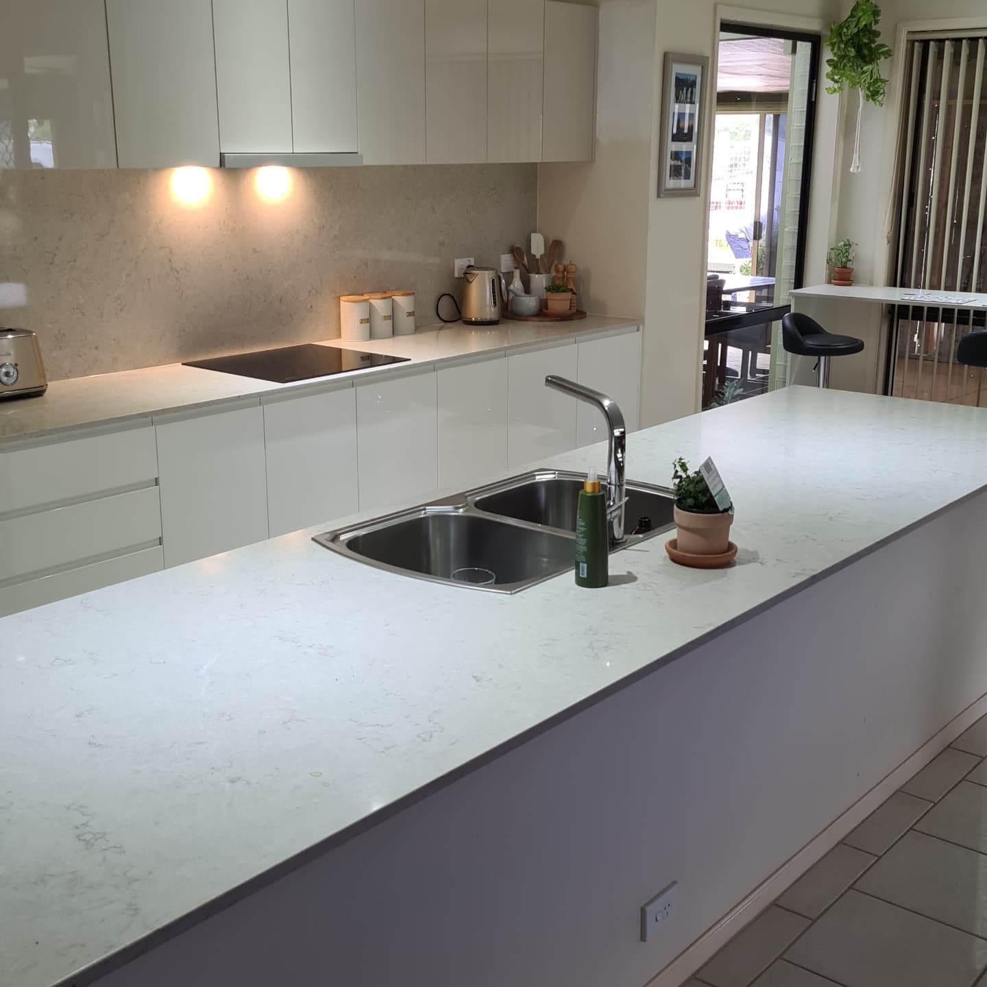 A White Themed Modern Kitchen —  Bathroom Renovation in Medowie, NSW