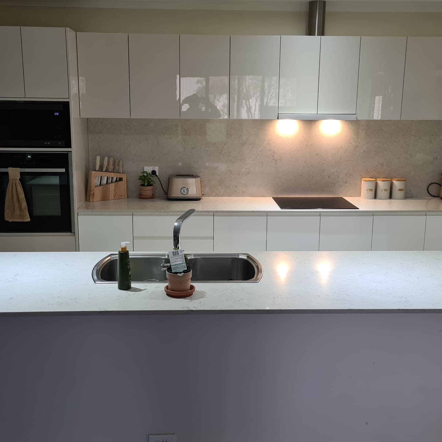 An Installed Modern Kitchen Sink —  Bathroom Renovation in Medowie, NSW
